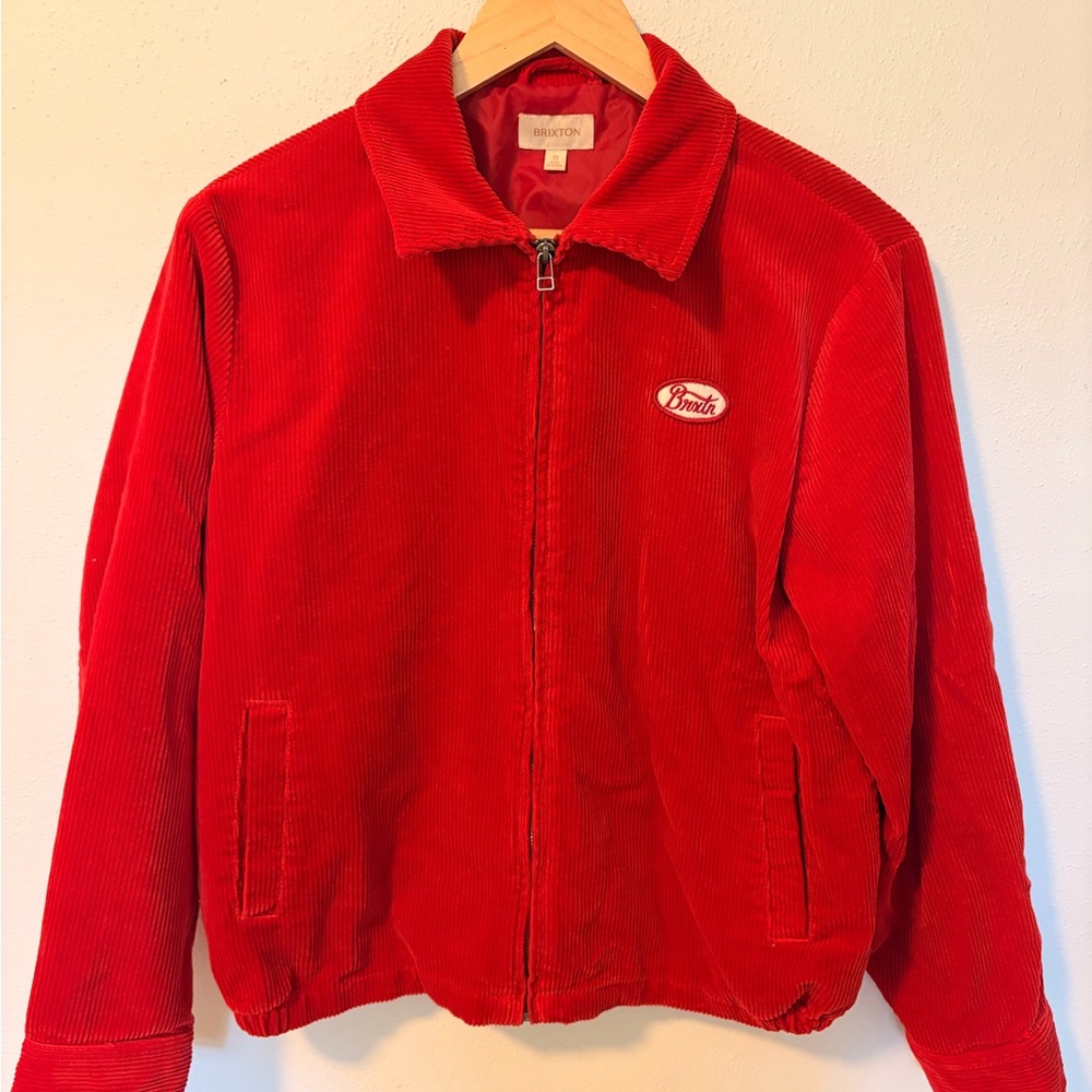 Brixton Red Corduroy Jacket